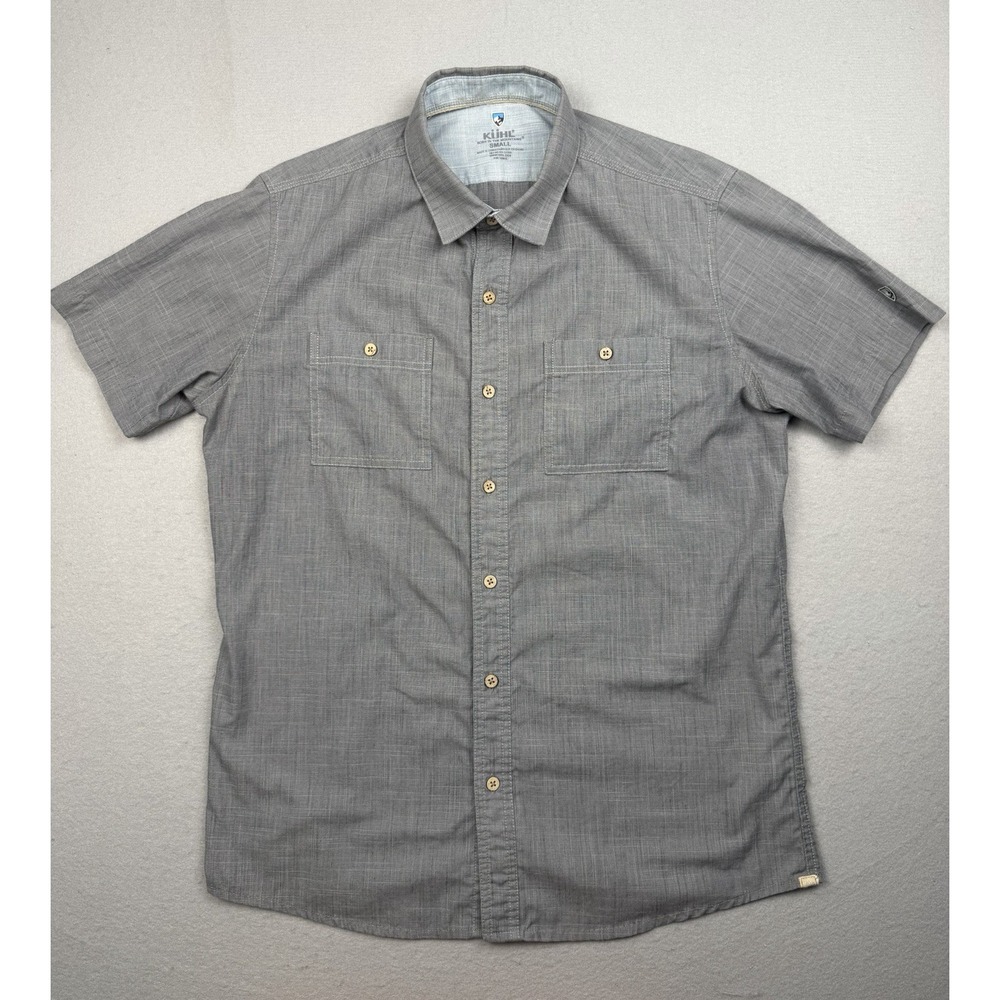 Kuhl Karib Shirt Mens Small Gray Hiking Outdoors Gorpcore